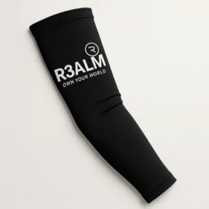 R3ALM Performance Compression Arm Sleeve | UV Protection & Sports Support